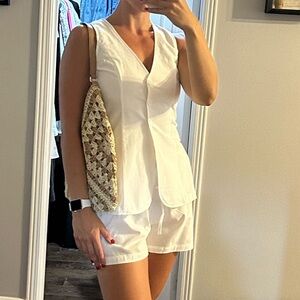 TOP ONLY - White / S